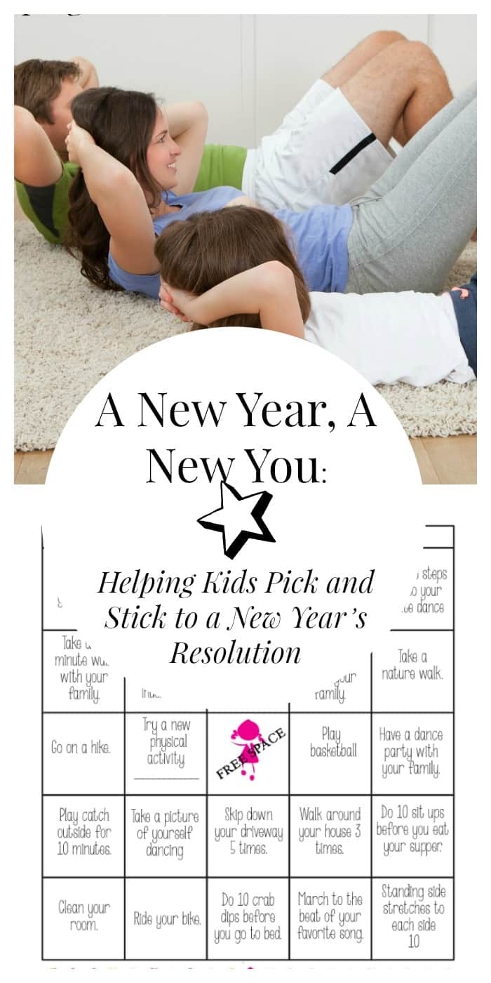 Helping Kids Pick and Stick to a New Year’s Resolution