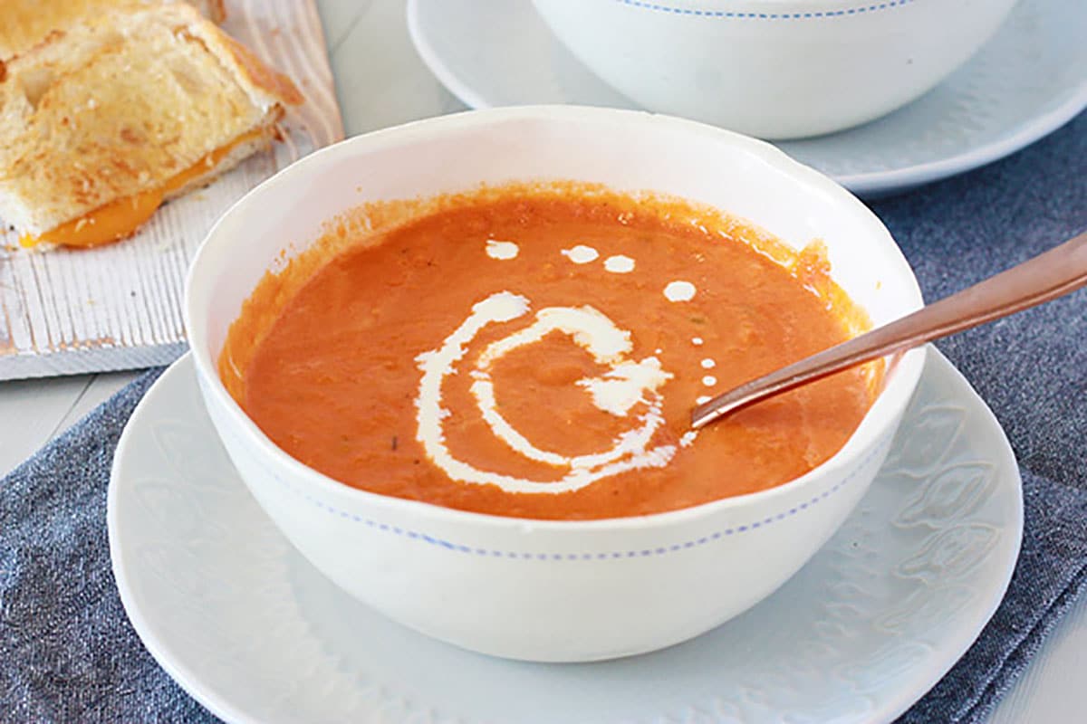 creamy tomato basil soup