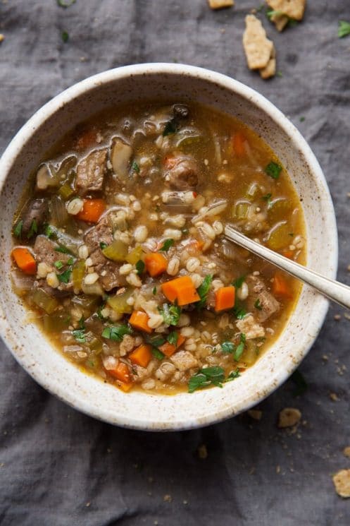 mushroom barley stew