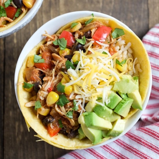 Slow Cooker Chicken Enchilada Bowls | Super Healthy Kids | Food and Drink