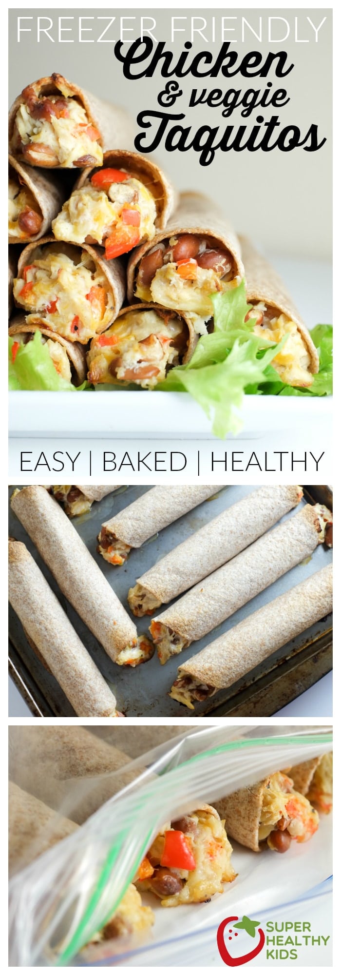 Homemade Freezer Friendly Taquitos Super Healthy Kids