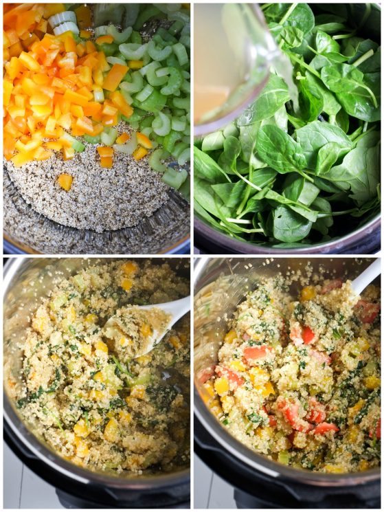 1 Minute Instant Pot Quinoa With Veggies Super Healthy Kids