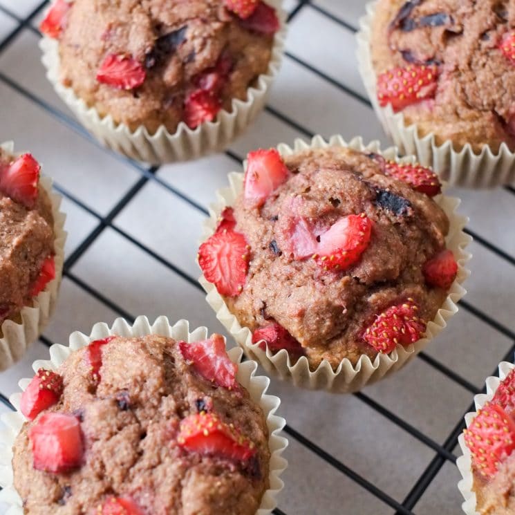 Whole Wheat Strawberry Beet Muffins Recipe | Super Healthy Kids | Food and Drink