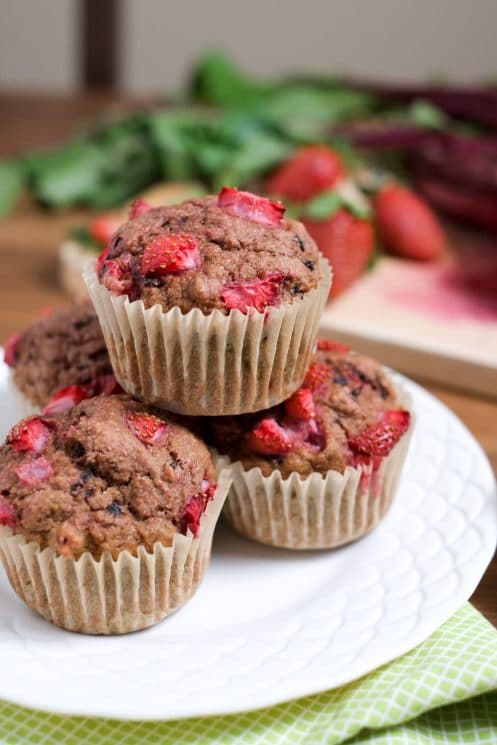 Whole Wheat Strawberry Beet Muffins Recipe | Super Healthy Kids | Food and Drink