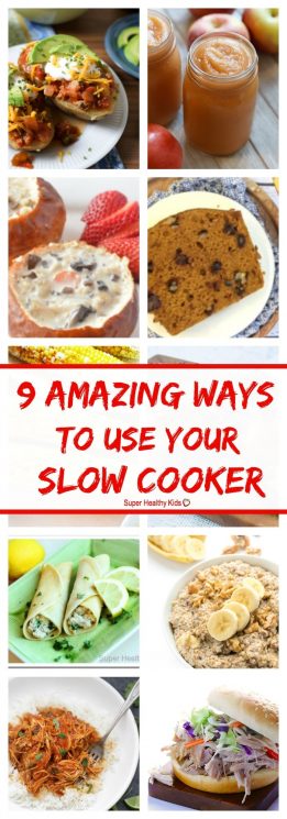 FOOD - 9 AMAZING Ways to Use Your Slow Cooker. Your slow cooker can make so many things you have probably never thought of! https://www.superhealthykids.com/9-amazing-ways-use-slow-cooker/