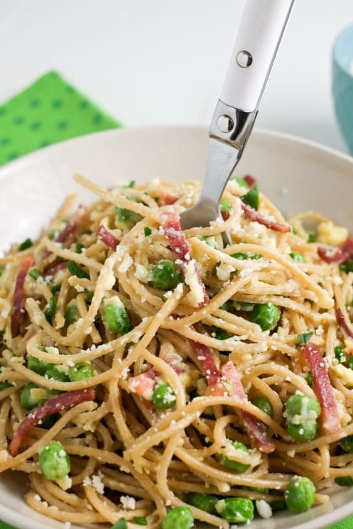 20 Minute Meal! Healthy Italian Spaghetti Carbonara | Super Healthy Kids | Food and Drink