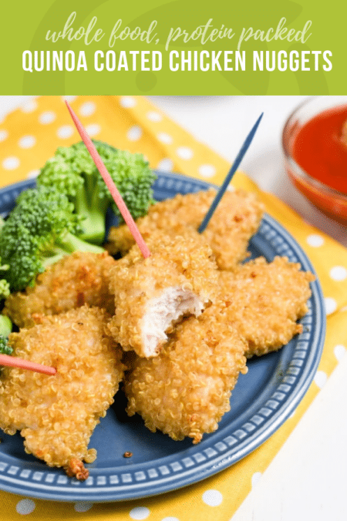 Quinoa Coated Chicken Nuggets Recipe | Healthy Ideas and Recipes for Kids