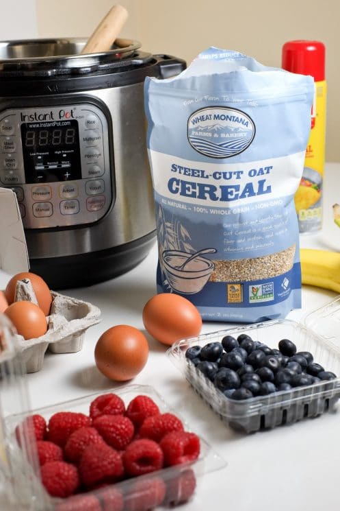 Instant Pot Steel Cut Oatmeal (with eggs!) | Protein Packed Breakfast | Super Healthy Kids | Food and Drink