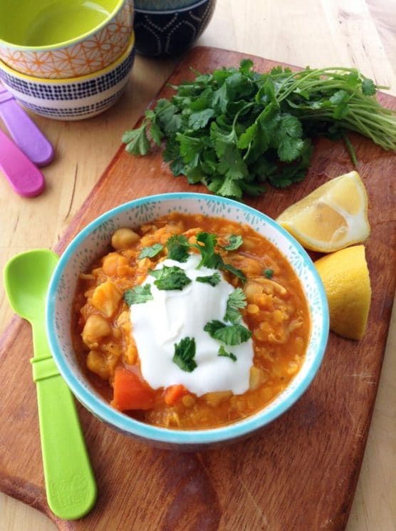 Curry with Lentils and Chickpeas