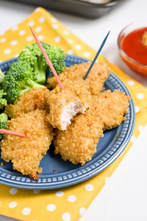 Quinoa Coated Chicken Nuggets | Super Healthy Kids | Food and Drink