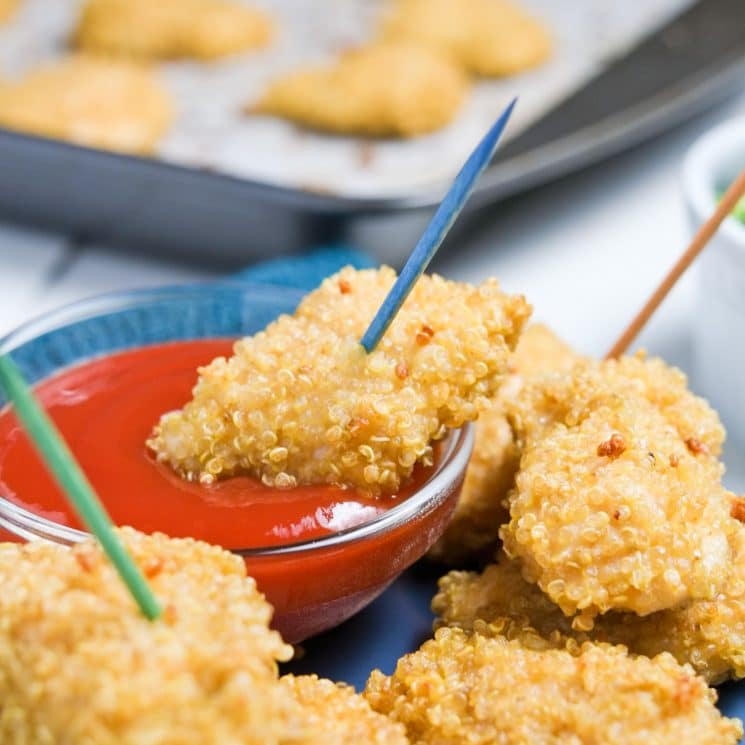 Quinoa Coated Chicken Nuggets | Super Healthy Kids | Food and Drink