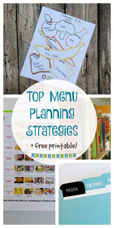 MEAL PLAN - 4 Steps to Meal Planning Success. Master meal planning and eat healthfully with a system that fits your unique family! https://www.superhealthykids.com/the-complete-guide-to-meal-planning/
