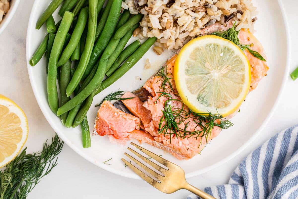 10 Minute Instant Pot Salmon From Frozen