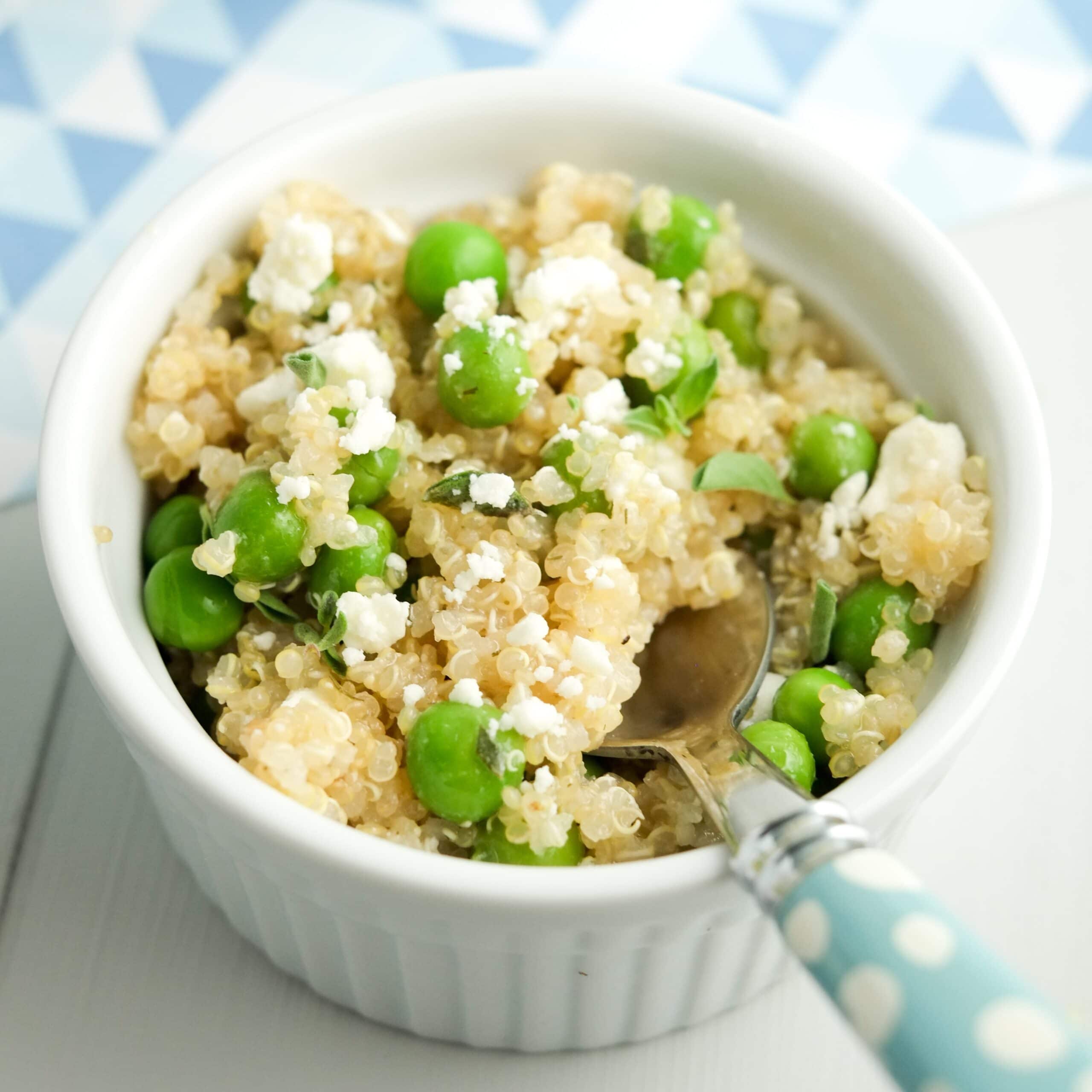 Quinoa with Fresh Peas Recipe Super Healthy Kids