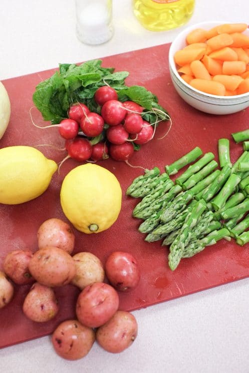 Sheet Pan Chicken and Spring Veggies Recipe | Super Healthy Kids | Food and Drink | Easy Weeknight Dinner