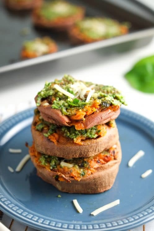 Smashed Sweet Potatoes with Spinach Pesto | Super Healthy Kids | Food and Drink