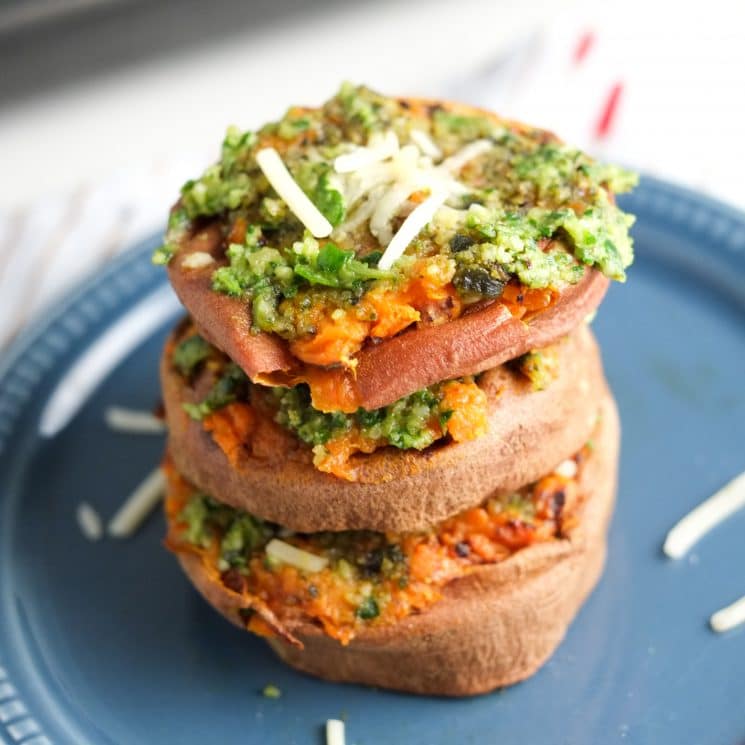 Smashed Sweet Potatoes with Spinach Pesto | Super Healthy Kids | Food and Drink