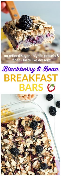 Food & Drink | Blackberry and Bean Breakfast Bars | Super Healthy Kids