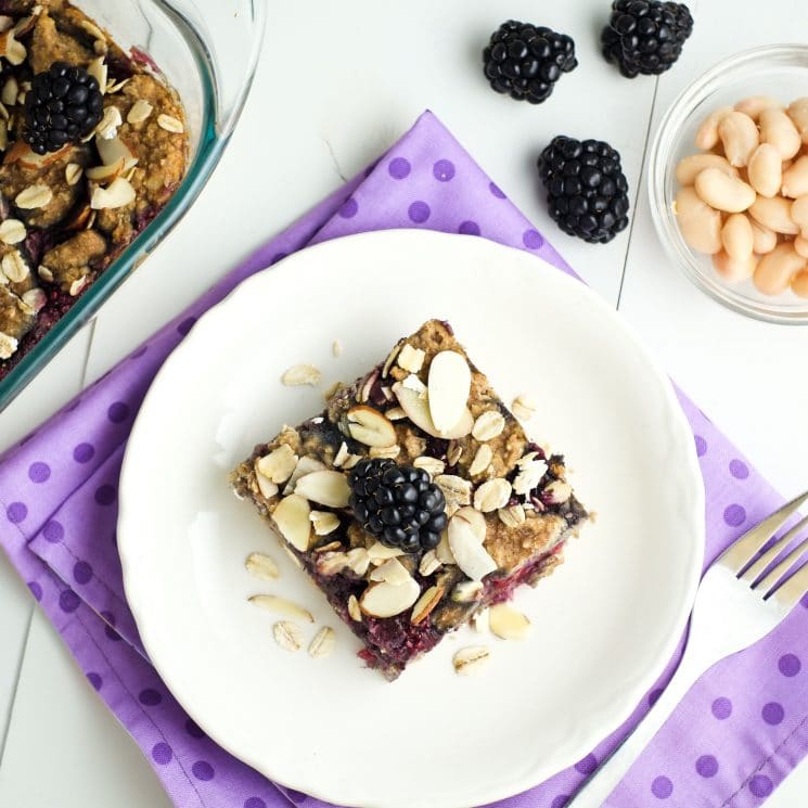 Breakfast bars with hidden nutrition -- beans!