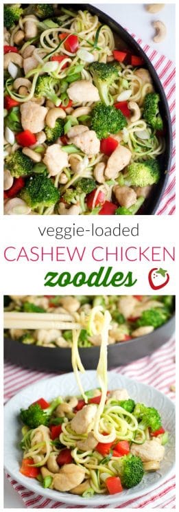 Food - Cashew Chicken ZOODLES | Super Healthy Kids