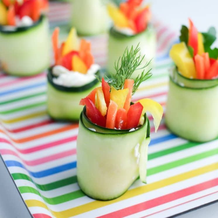 Fresh Cucumber Roll-ups! | Super Healthy Kids | Food and Drink | Kids Party Food