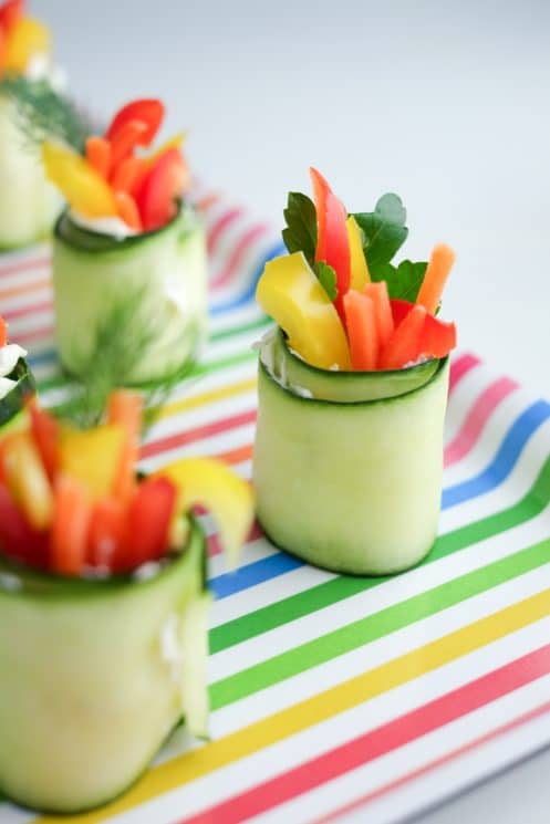 Fresh Cucumber Roll-ups! | Super Healthy Kids | Food and Drink | Kids Party Food