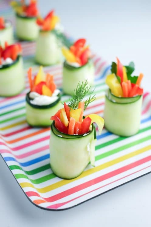 Fresh Cucumber Roll-ups! | Super Healthy Kids | Food and Drink | Kids Party Food