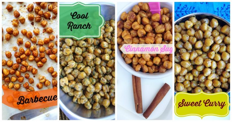 Roasted Chickpeas for Kids, 4 Ways