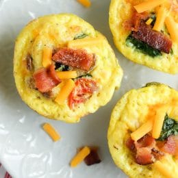 bacon spinach tomato egg cups 10 — Health, Kids