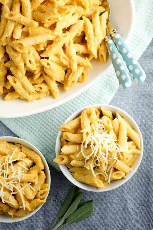 Kids and adults love this butternut squash pasta (packed with protein from Barilla® ProteinPLUS® penne!).