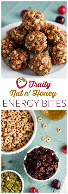 FOOD- Fruity Nut n' Honey Energy Bites Recipe | Super Healthy Kids