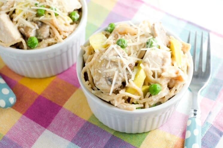 Chicken tetrazzini is a kid-pleasing classic!