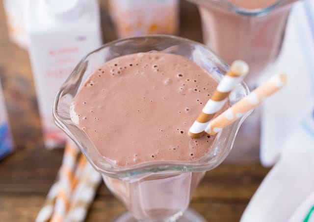 Dairy Free Chocolate Peanut Butter Protein Shake for kids