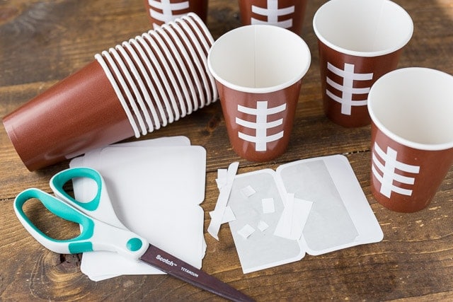 DIY cute football cups