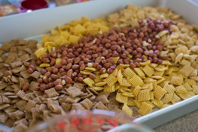 Making Chex Mix at Home