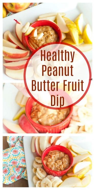 Healthy Peanut Butter Fruit Dip