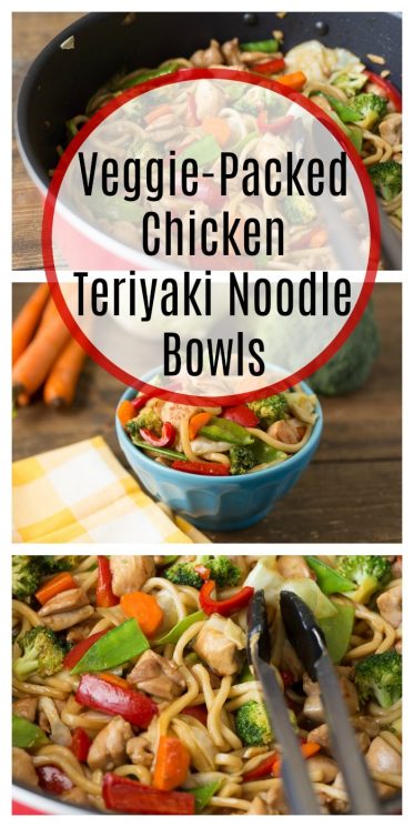 Veggie-Packed Chicken Teriyaki Noodle Bowls