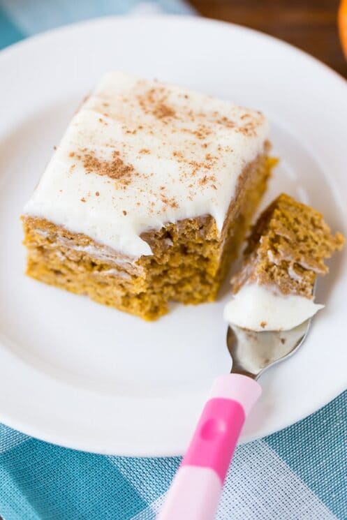 Healthy Pumpkin Spice Cake for your kids