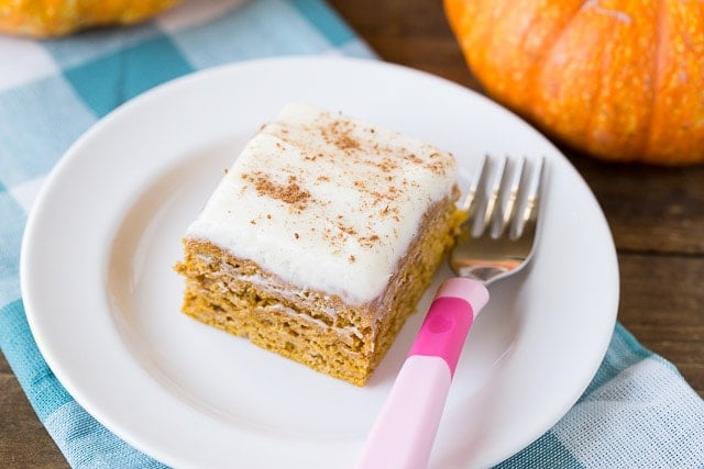 Healthy Pumpkin Spice Cake your kids will love