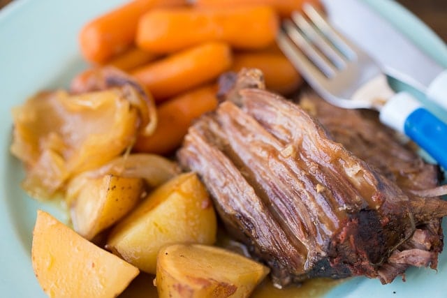 Slow Cooker Cider Braised Pot Roast Recipe