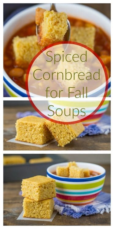 Spiced Cornbread for Fall Soups