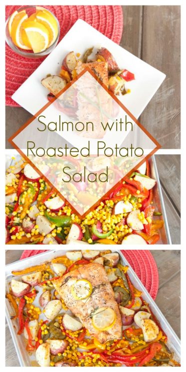 Salmon with Roasted Potato Salad