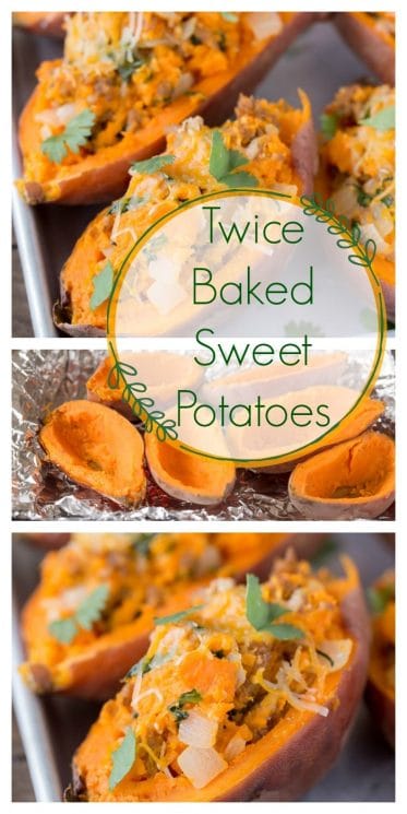 Twice Baked Sweet Potatoes