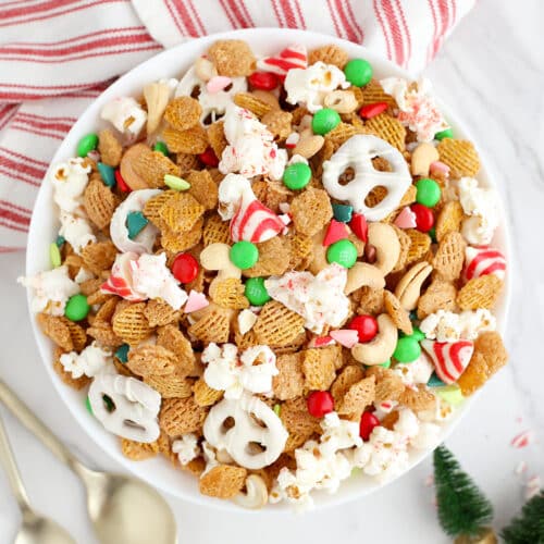 Christmas Snack Mix + Free Printable - Super Healthy Kids