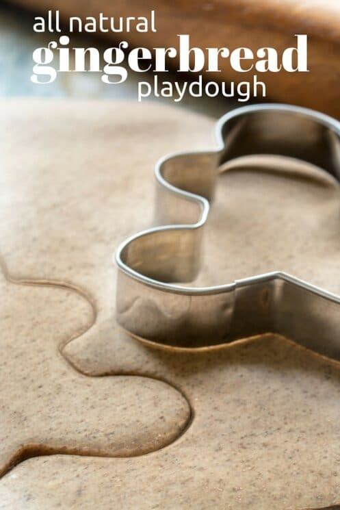 Natural Gingerbread Playdough