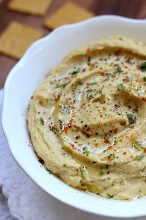 Healthy Instant Pot Appetizer Homemade Hummus