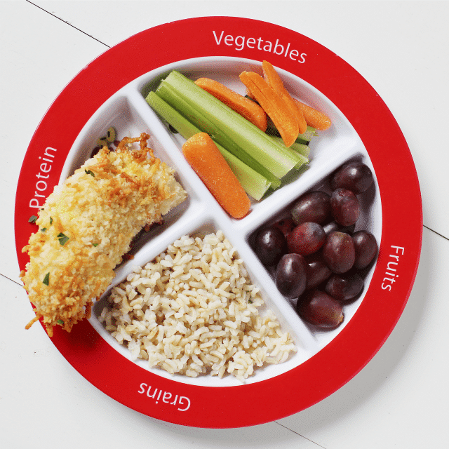 choose my plate for kids dinner idea