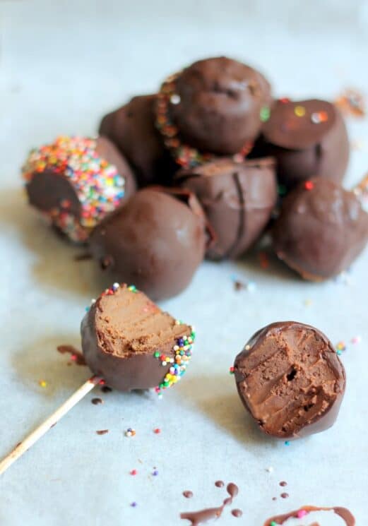 Healthy Black Bean Chocolate Truffles Dessert