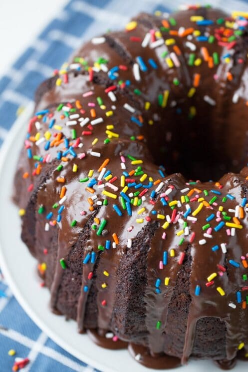 Chocolate Zucchini Bundt Cake Dessert Recipe Healthy