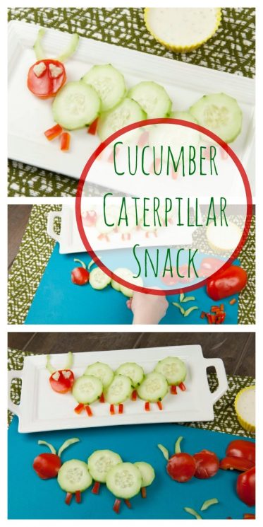 Food fun and recipes Cucumber Caterpillar Snack